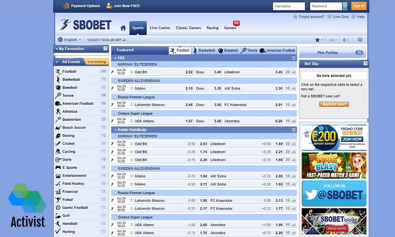 Chat trực tuyến tại Sbobet